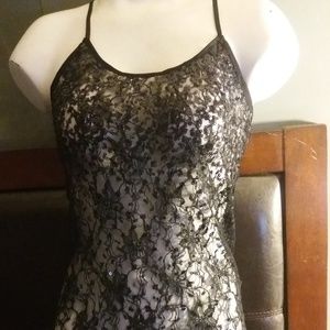charlotte russe sexy black lace lingerie dress
